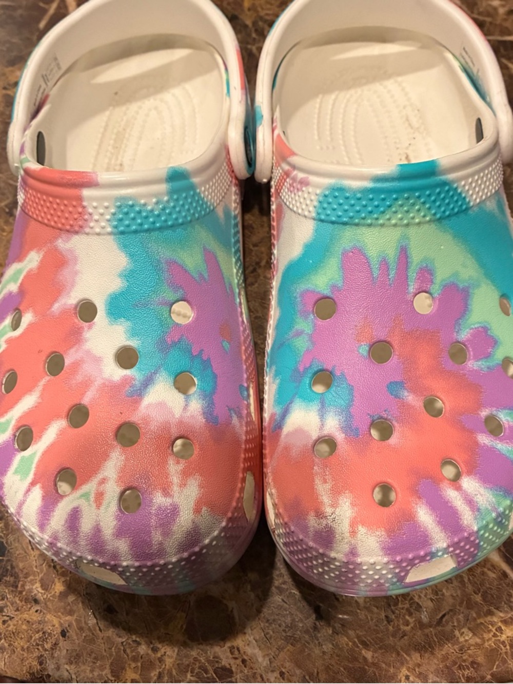 Crocs Tie-Dye Graphic Clogs